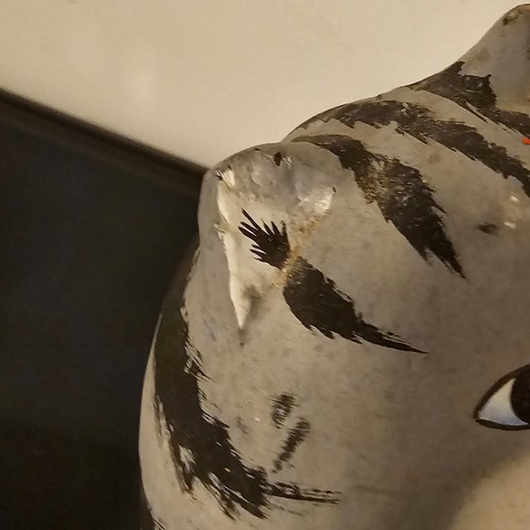 Wood Tabby Kitty Cat Shelf Mantel Decor - Picture 8 of 10